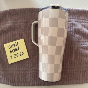 BrüMate Tan Checkered Toddy XL